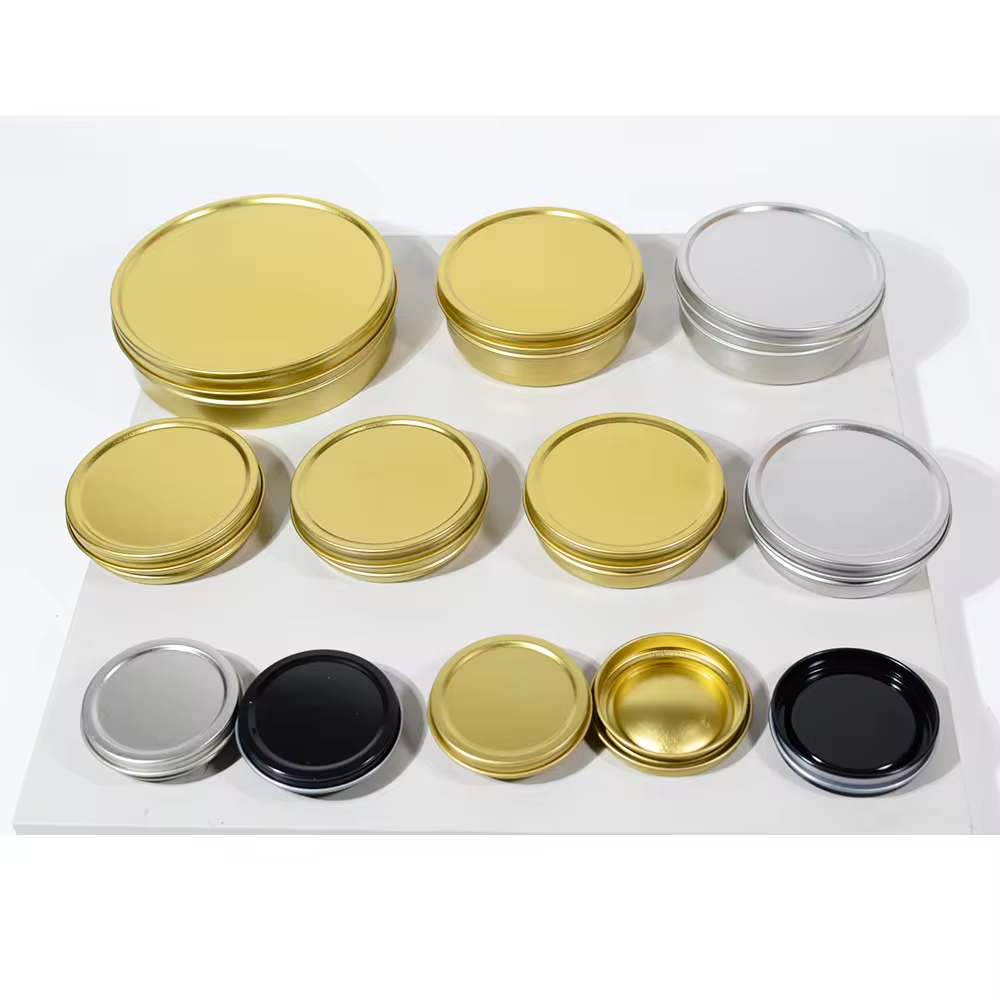 10G/20G/30G/50G/100G/125G/250G/500G Food Grade OEM Customized Printed Seal sturgeon Caviar Packaging Tin Can Empty Caviar Tins