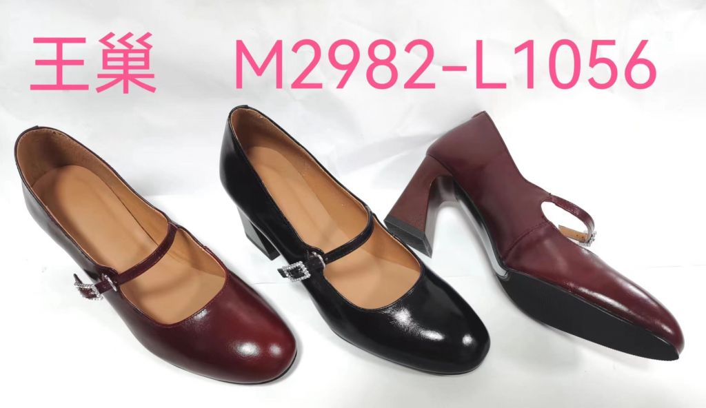 Womens Mary Jane Mid-Heel Pumps Elegant and Comfortable M2982-L1056