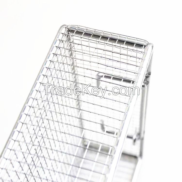 Stainless steel wire mesh basket