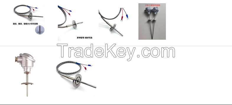 Sanitary clamp type thermocouple