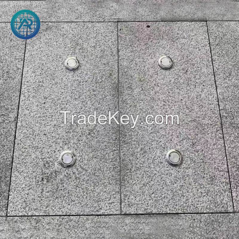 Stainless steel recessed inspection manhole cover