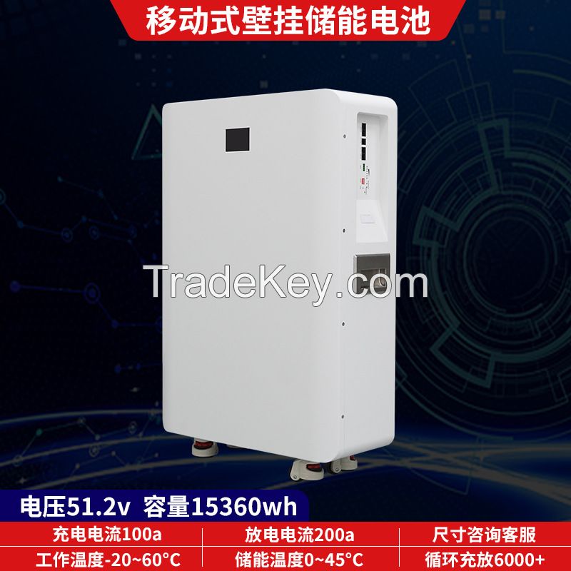 Parking energy storage battery lithium iron phosphate battery pack car battery large capacity 48v80 yacht