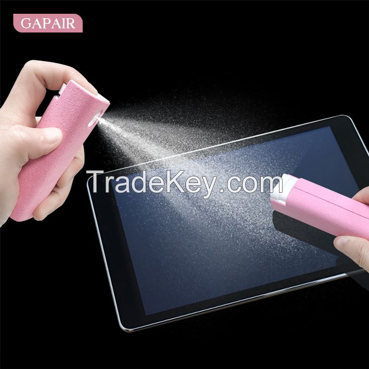 2In1 Phone Screen Cleaner Spray 10ML Portable Reusable Touchscreen Mist Cleaner with Microfiber Cloth for Phones Laptops Cleanin