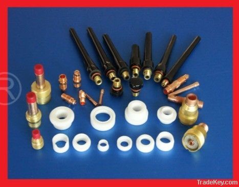 welding TIG torch, collet, collet body, gas lens collet bodylong back cap