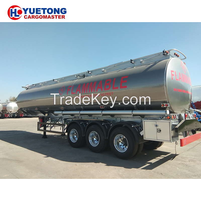 Aluminum alloy tanker semi trailer