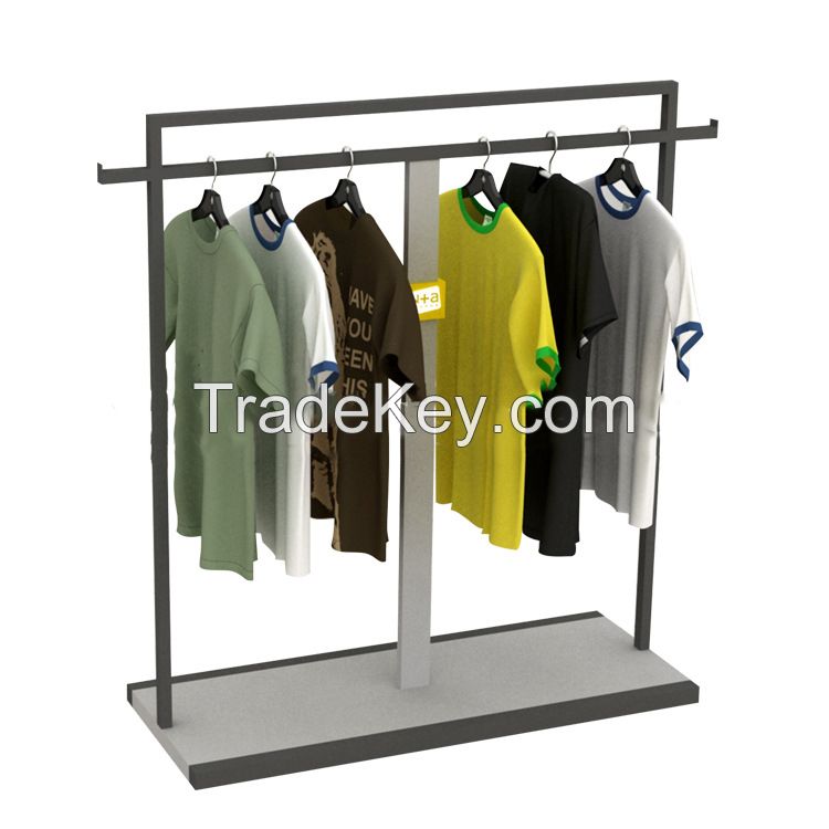 clothes display shelves garment displaying tables  clothes hanging racks