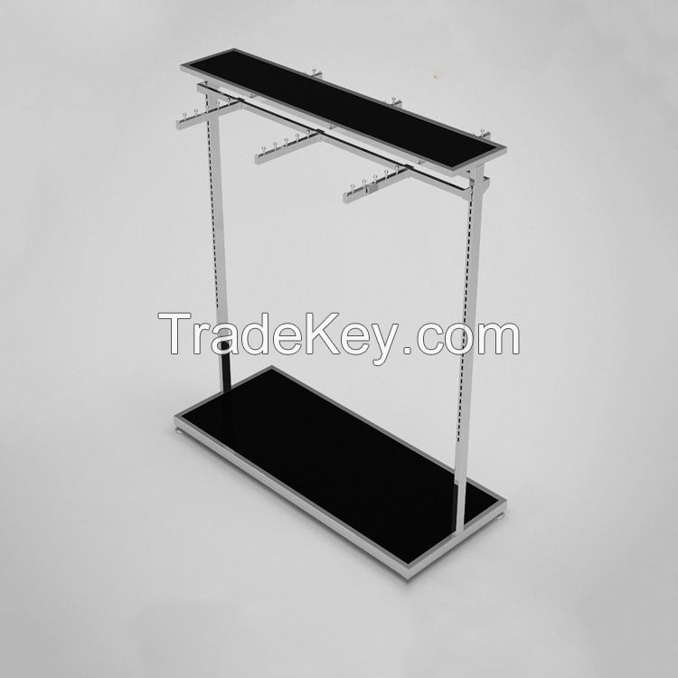 clothes display shelves garment displaying tables  clothes hanging racks