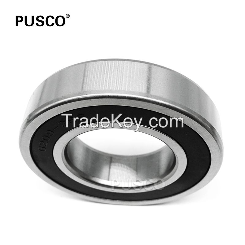 PUSCO High Speed Cheap Price 25*52*15mm Motorcycle Bearing  6209 6209ZZ 6209-2RS 45x85x19mm For Clutch Water Pump Engine