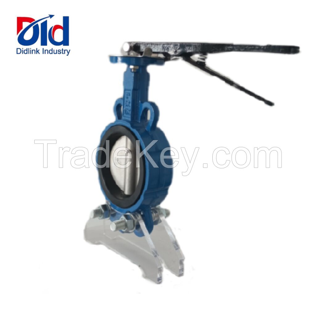 high quality Chinese factory directly selling Manual butterfly valve wafer type