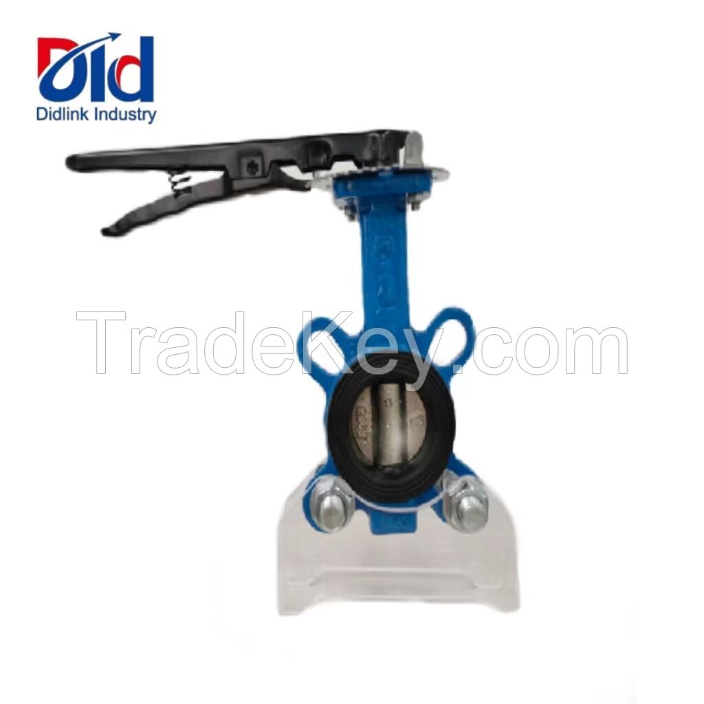 high quality Chinese factory directly selling Manual butterfly valve wafer type