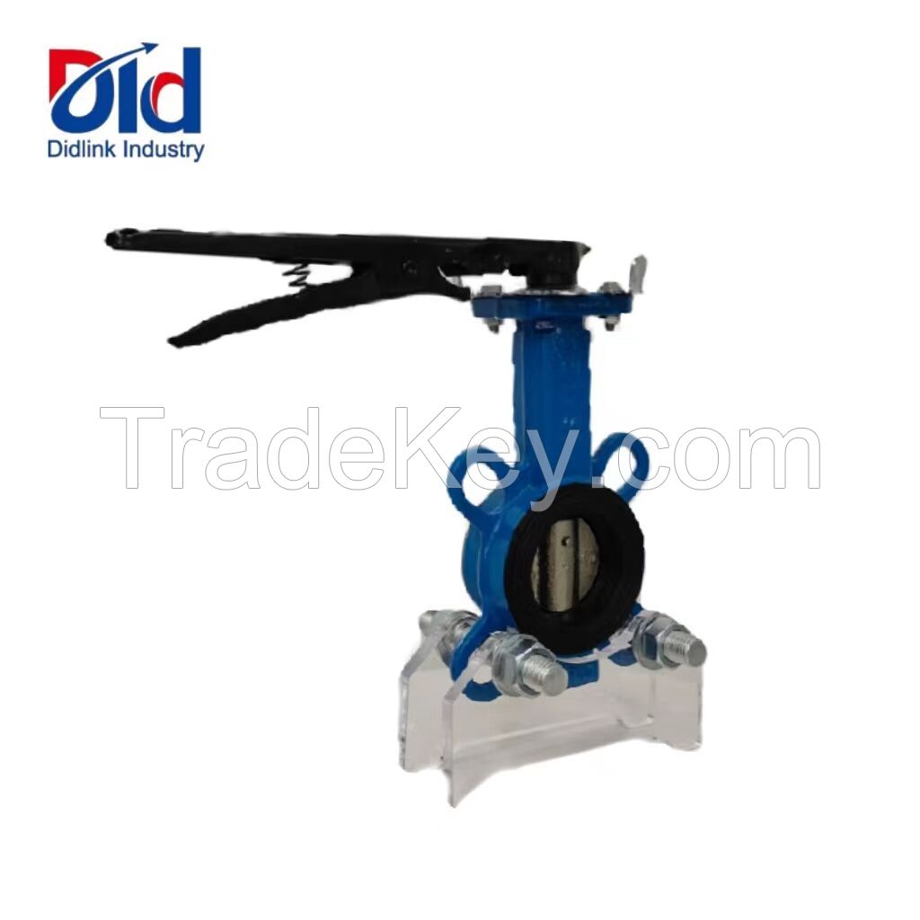 high quality Chinese factory directly selling Manual butterfly valve wafer type