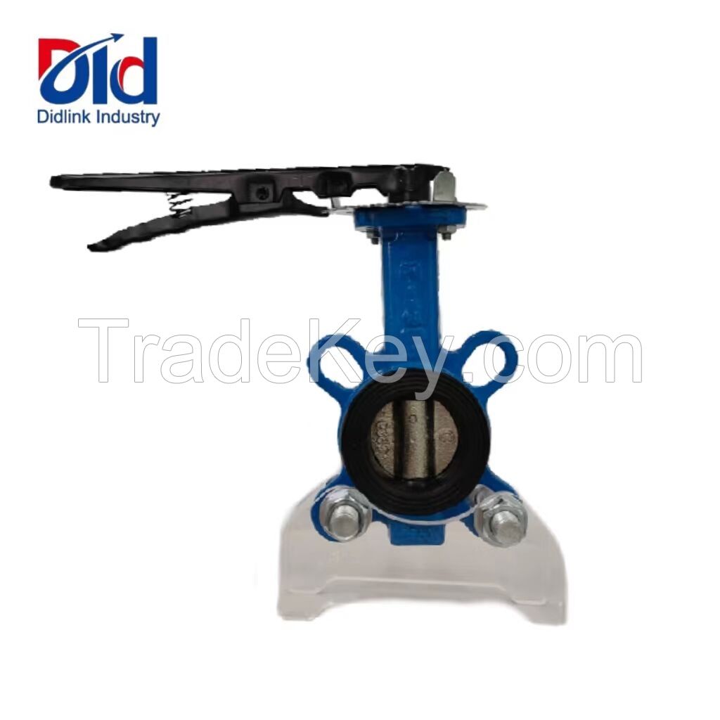 high quality Chinese factory directly selling Manual butterfly valve wafer type