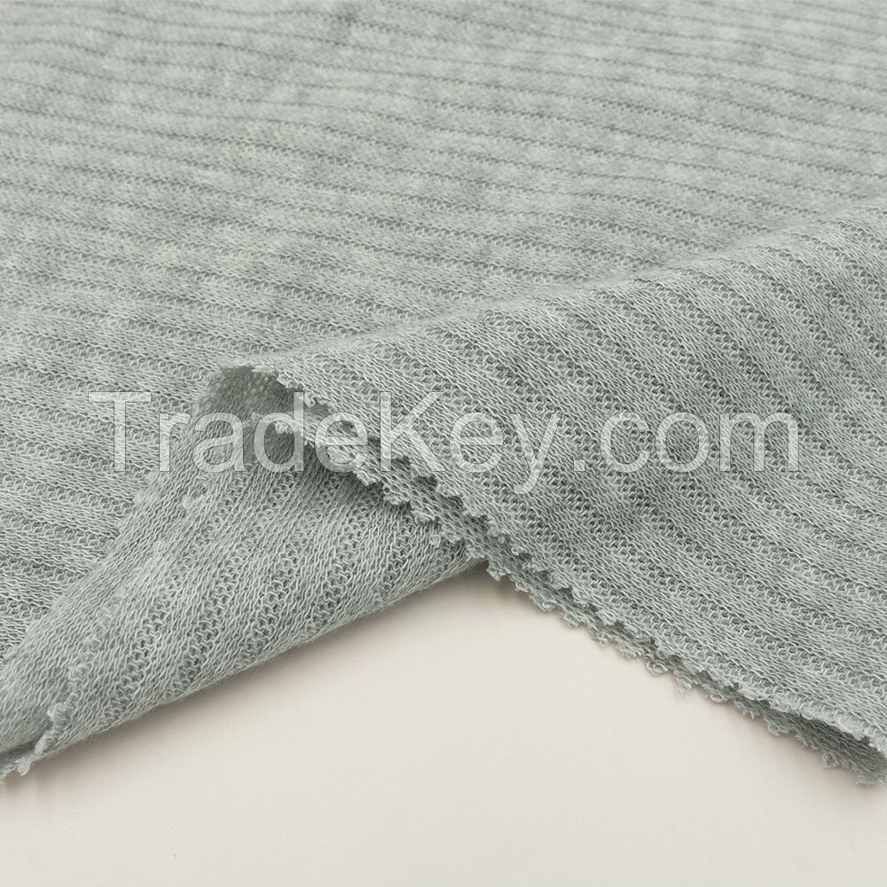 TDV201 - Rib Melange Knitted Fabric