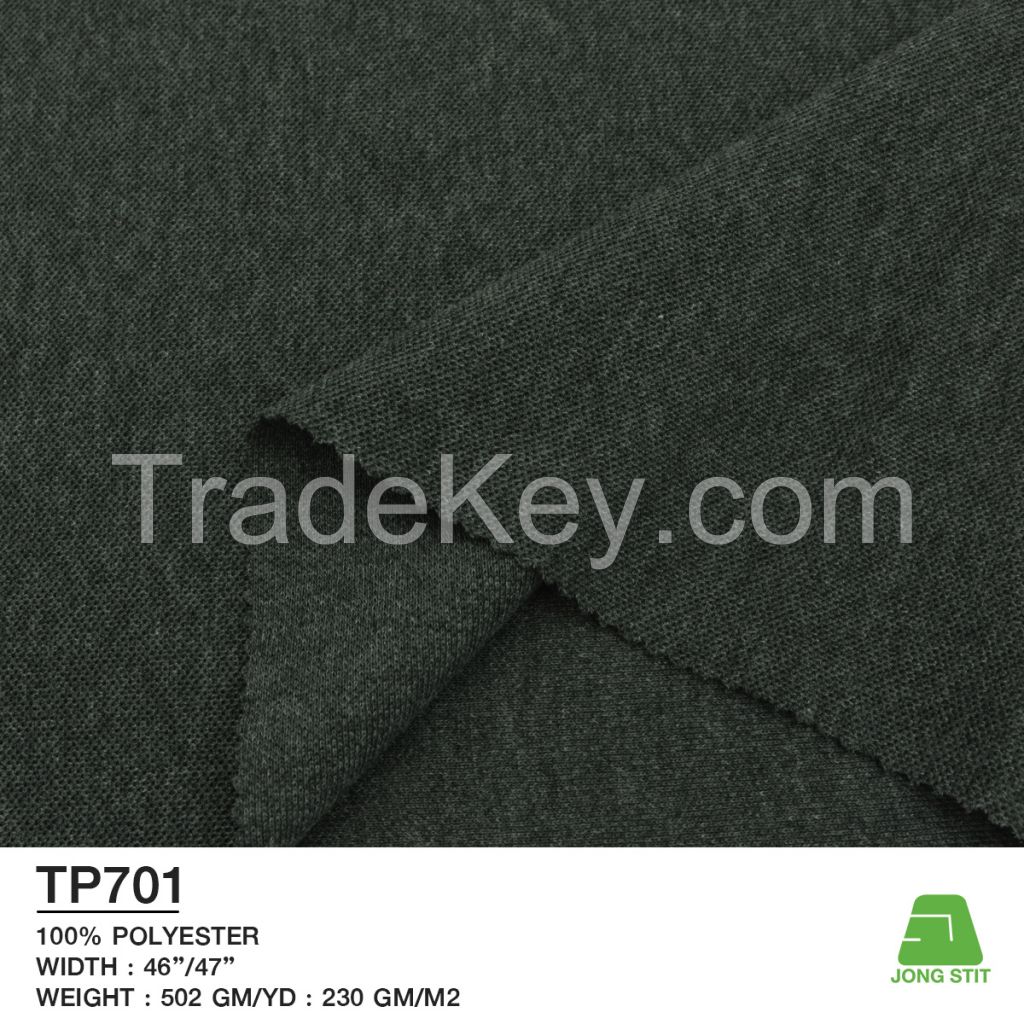 Pique Melange Knitted Fabric