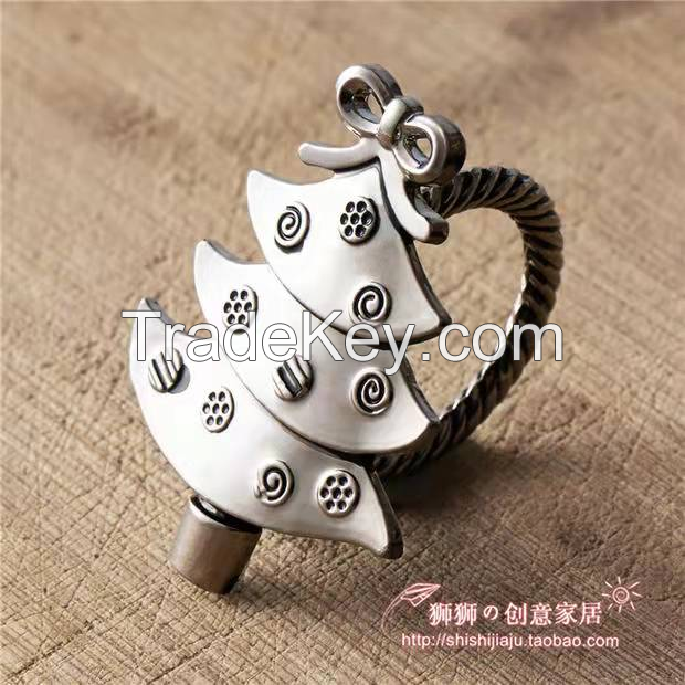 Luxury Christmas Tree Metal Napkin Rings Holder