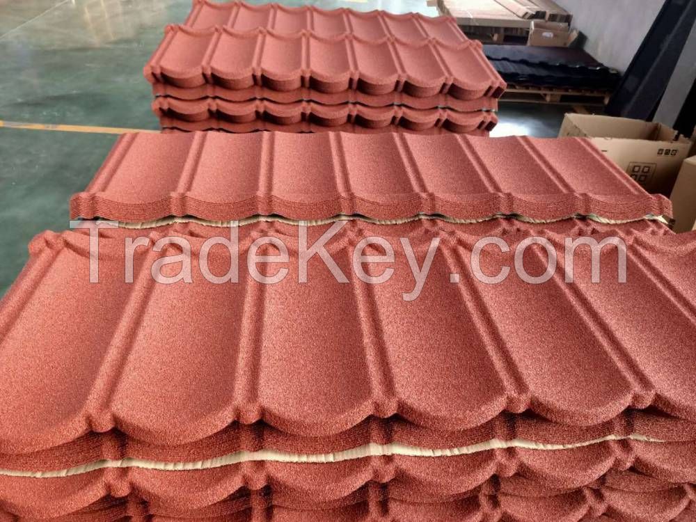 2024 New Type Popular Roofing Materials 1340*420mm Aluminized Zinc Steel Roof