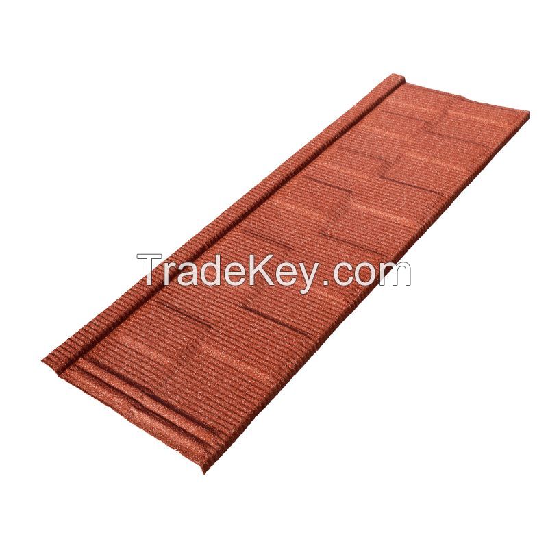 China Roof Tile Galvanlume Stone Coated Metal Roofing Thickness: 0.3mm-0.45mm