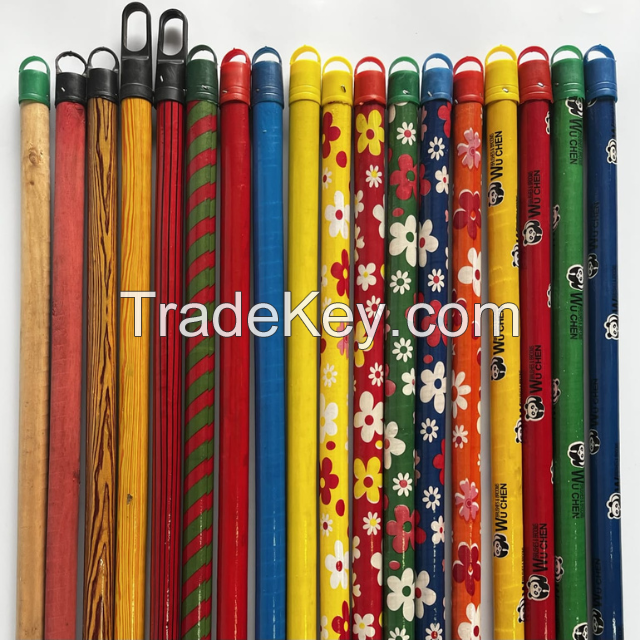 High quality Wooden Broom Handle Sticks Raw and PVC Coated 100% Eucalyptus