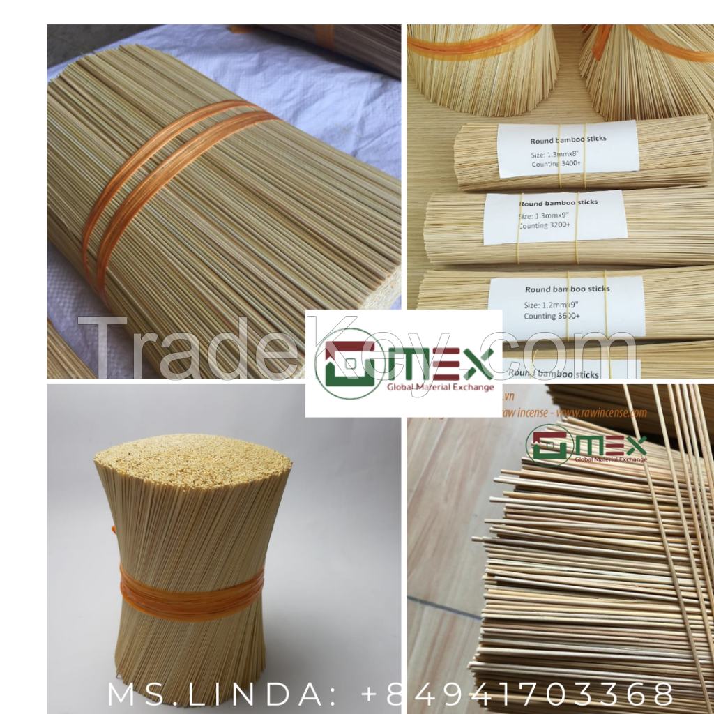 Cheapetst price bamboo sticks Vietnam Premium quality agarbatti bamboo sticks bamboo stick for agarbatti
