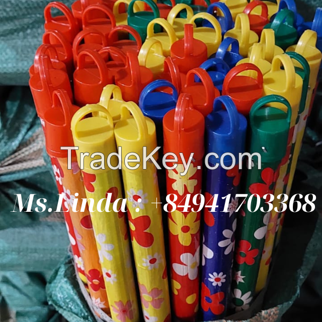 Wooden Broom Handle Sticks Raw and PVC Coated 100% Eucalyptus