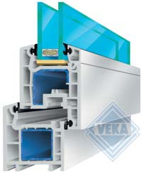 3,5,6 chamber Veka window and door