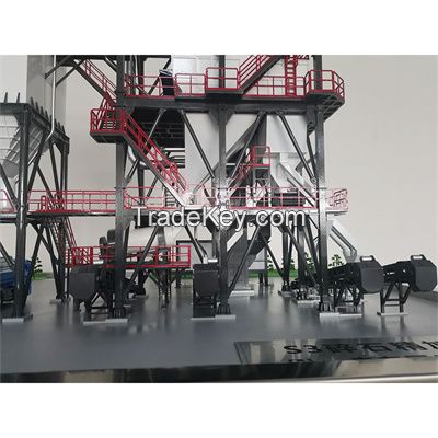 Model of crushed stone finishing equipment