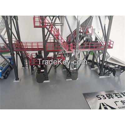 Model of crushed stone finishing equipment