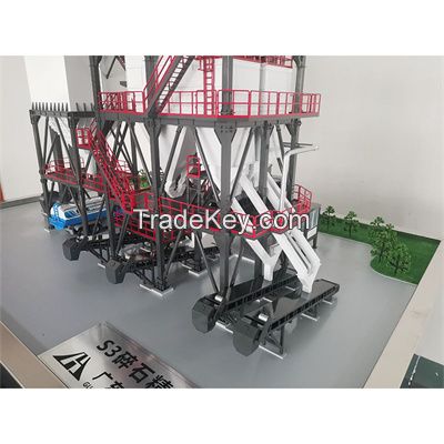 Model of crushed stone finishing equipment