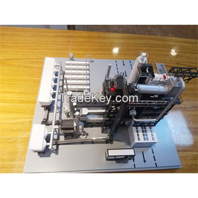 Asphalt mixing plant model