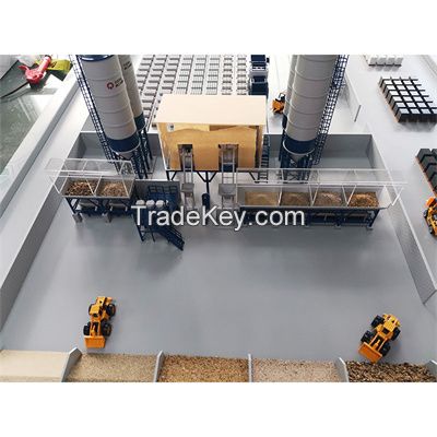 Pallet-free mobile fully automatic block production line