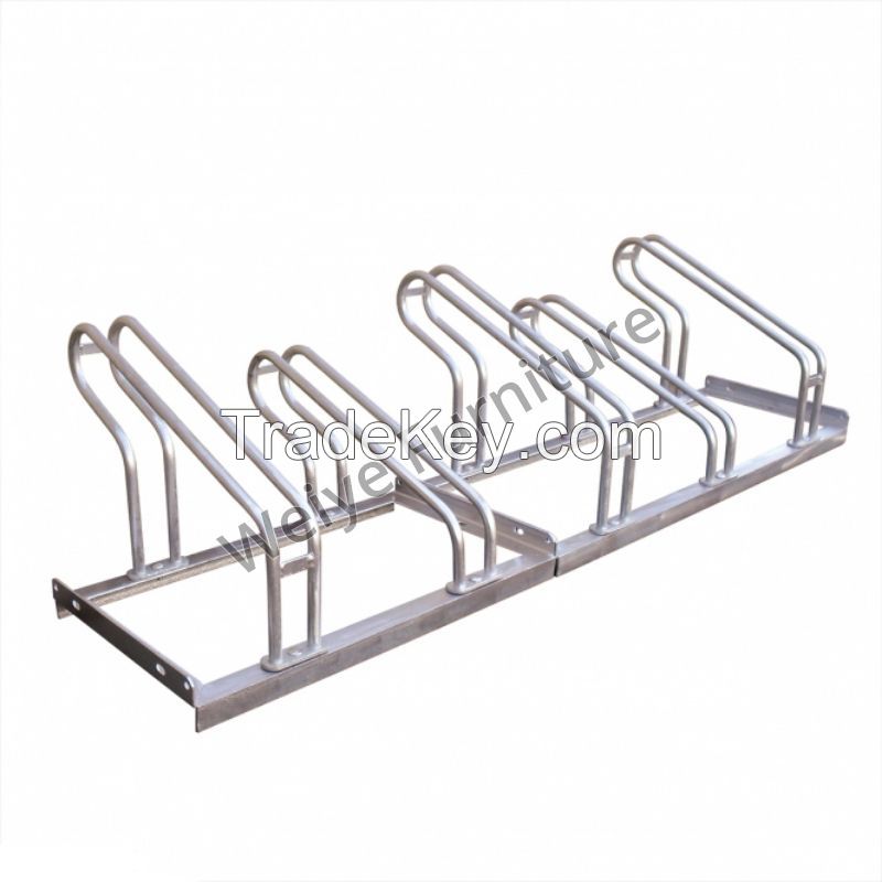 Hot Dip Galvanized Steel Lo-Hoop Bicycle Racks