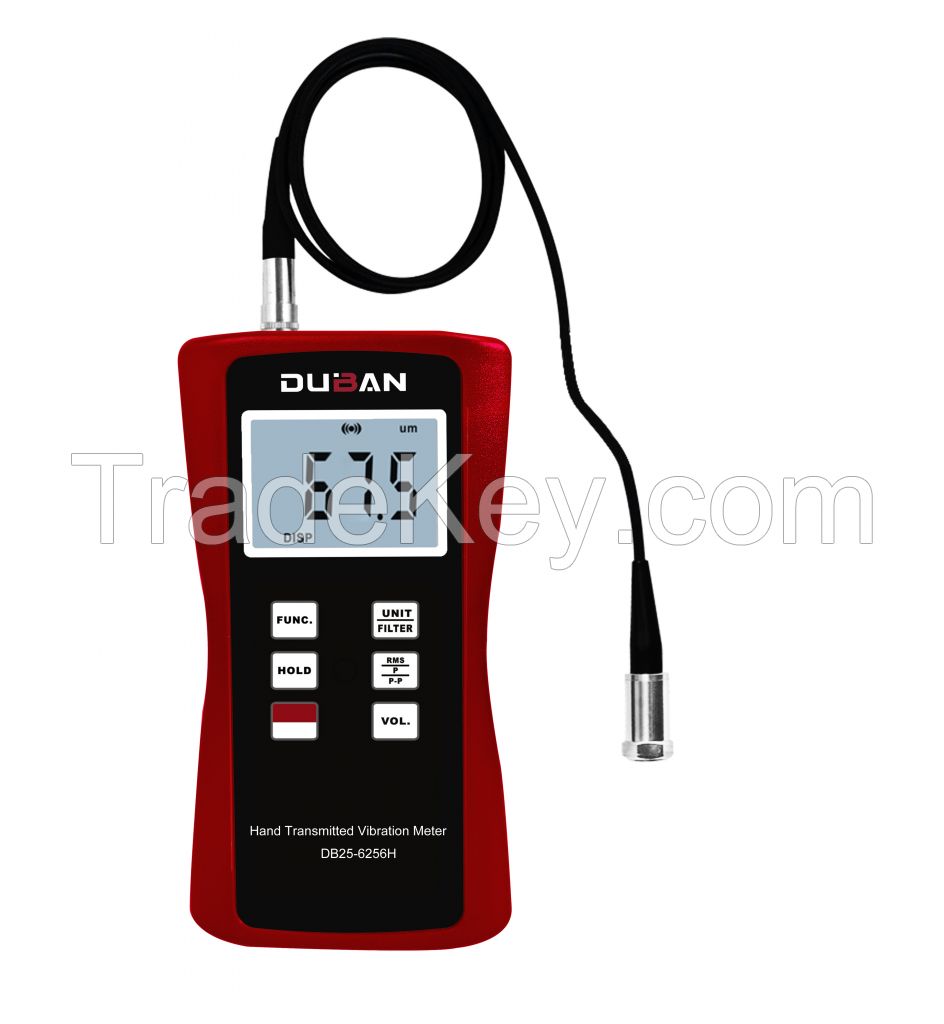 Human hand vibration measuring instrument DB25-6256H
