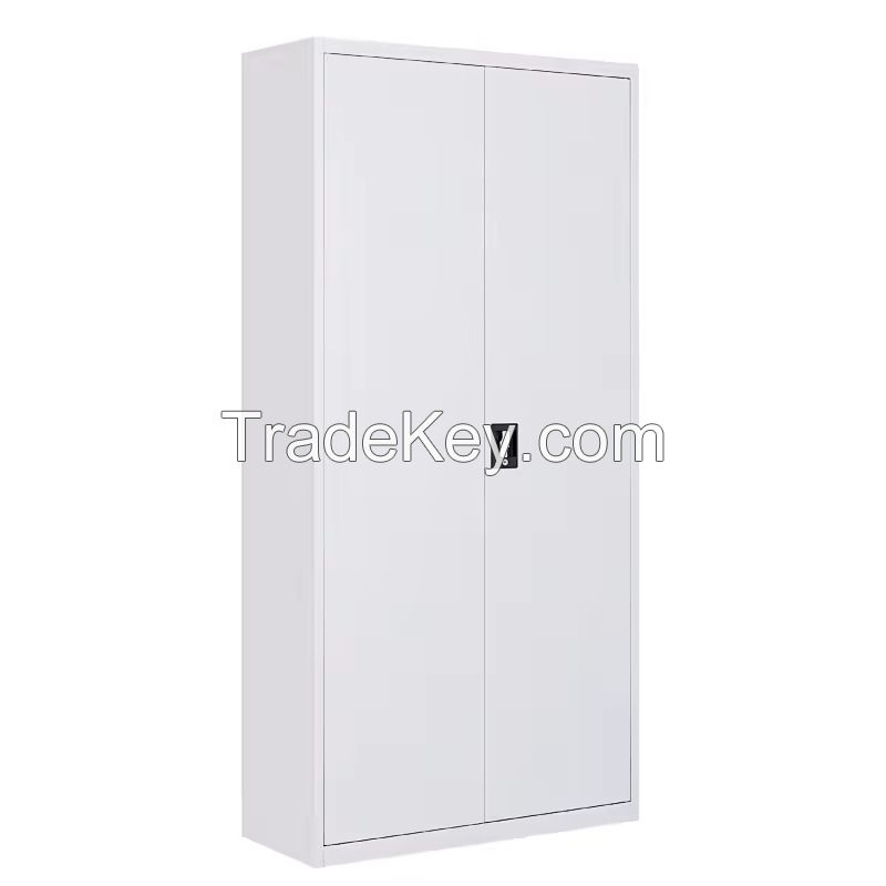 Office 2 Door Steel Cupboard Metal Filing Cabinet with Adjustable Shelf