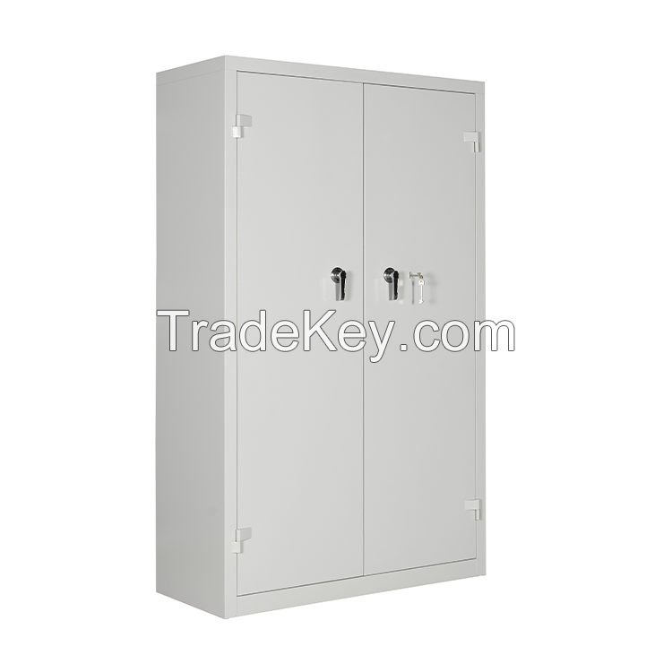 2 Door Fireproof Office Filing Cabinet Metal Cupboard Safe