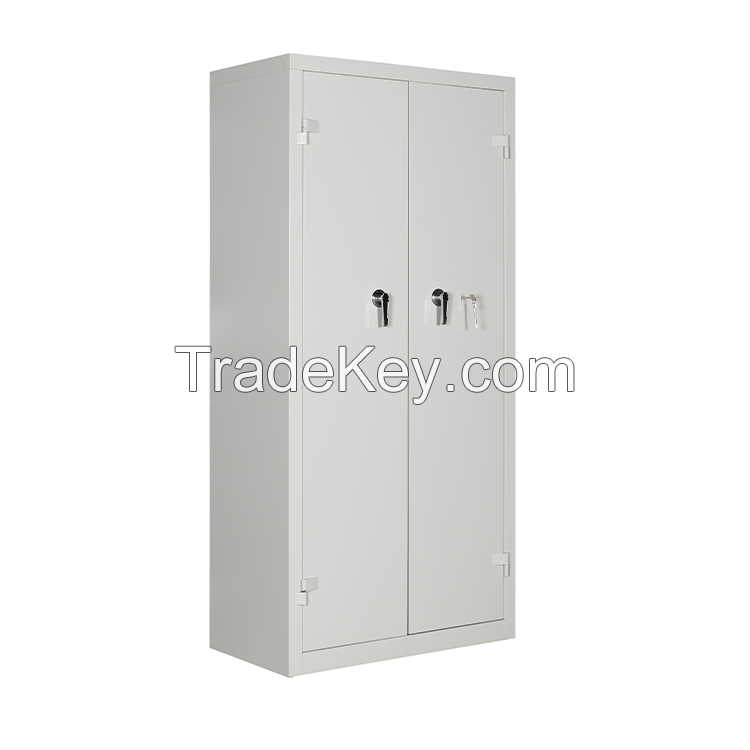 2 Door Fireproof Office Filing Cabinet Metal Cupboard Safe