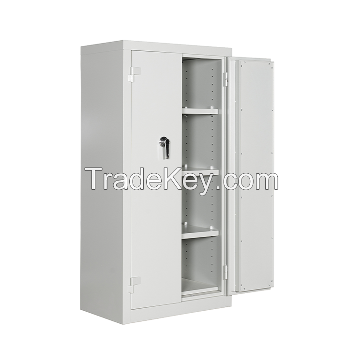 2 Door Fireproof Office Filing Cabinet Metal Cupboard Safe