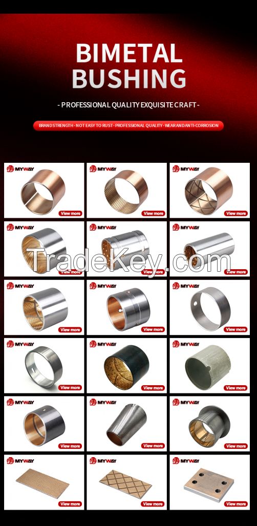 Bimetal Bushing WITH Oil Hole, Oil Groove