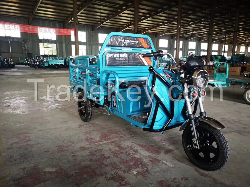 [Newly launched] High-power electric tricycle for both passenger and cargo use, perfect for shopping and strolling, environmentally friendly and efficient, easy travel