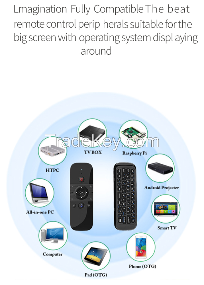 M8 Air Mouse keyboard IR Learning Voice function Wireless Keyboard Appilicable to Android TVBOX, Mini PC, Smart TV, Projector