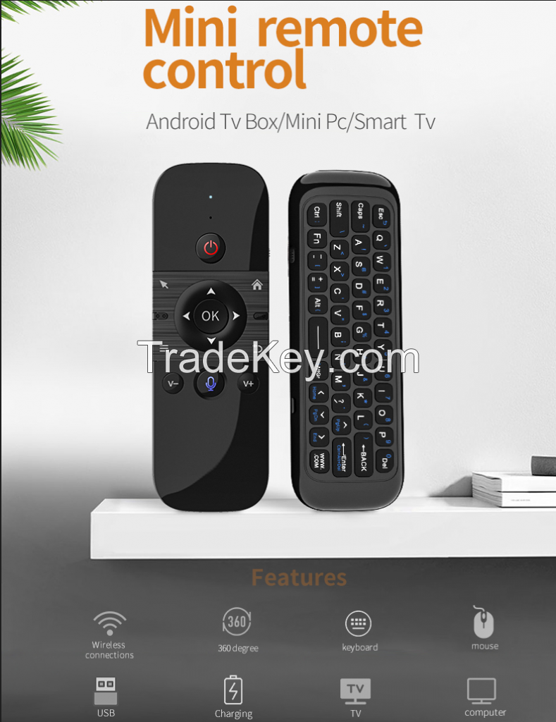 M8 Air Mouse keyboard IR Learning Voice function Wireless Keyboard Appilicable to Android TVBOX, Mini PC, Smart TV, Projector