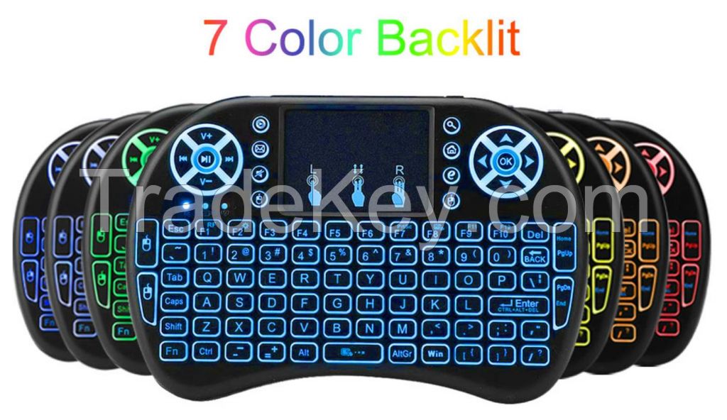 I8 Mini Keyboard Specific Multi-media remote control and touchpad function handheld keyboard