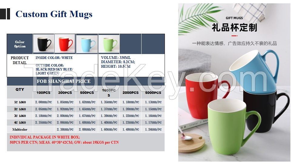 promotional mugs