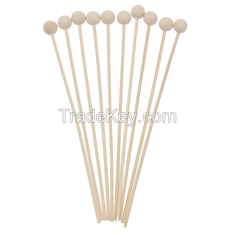 Reed diffuser rattan stick with wood bead