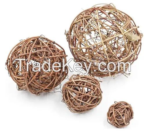 Christmas decoration wicker ball