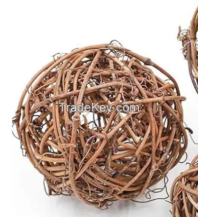 Christmas decoration wicker ball