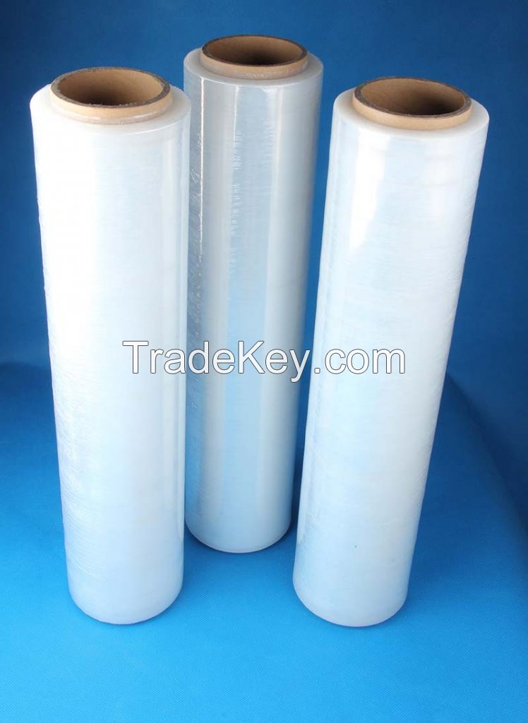 20micron Roll PE Stretch Film transparent by hand use