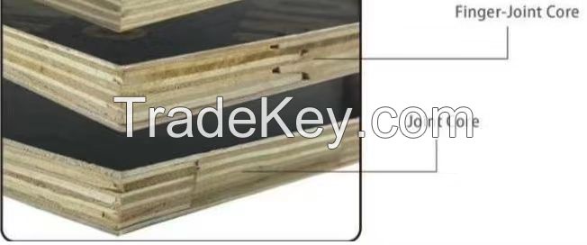 18mm Brown Film Faced Plywood,Recycle Finger Joint Core , Melamine  Glue,Tolerance:+/-0.5mm,Pallet Packing, 1220*2440mm