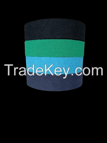 4 CM Cotton Narrow Woven Straps - 25 MT Roll