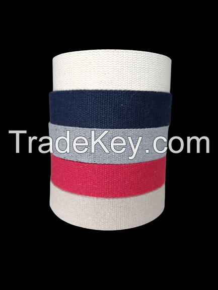 4 CM Cotton Narrow Woven Straps - 10 MT Roll