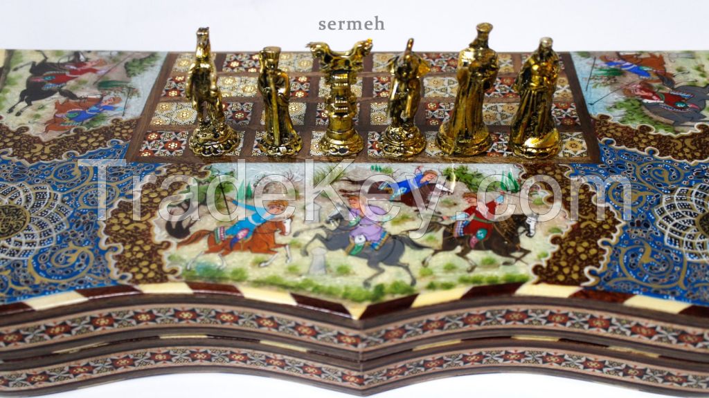 Chess Backgammon Set
